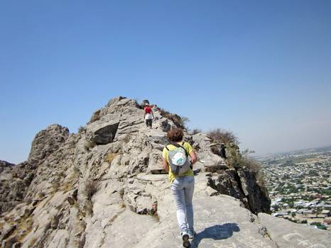 Фото 3.1. Подъём на гору Сулейман