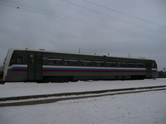 02.01.2008. Местный поезд, который курсирует по маршруту Дно - Новосокольники. Он очень нам понравился.