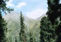 Вид со склона на истинный перевал Арча-Тёр