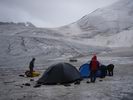 Лагерь на леднике Текелю