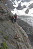 Фото 12.11 Выход с ледника № 383 на скалы правого борта