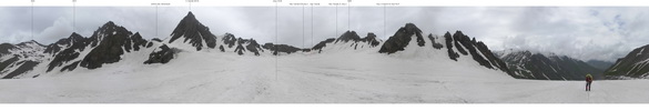 Фото 4.4 Панорама верхнего цирка ледн. № 50