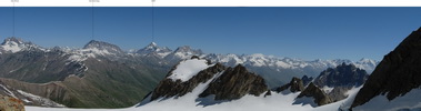 Фото 7.3 Увеличенный телеобъективом фрагмент панорамы с пер. Золотарева на север