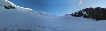 Путь спуска с пер. Снесарева Западный в дол. р. Кайнар